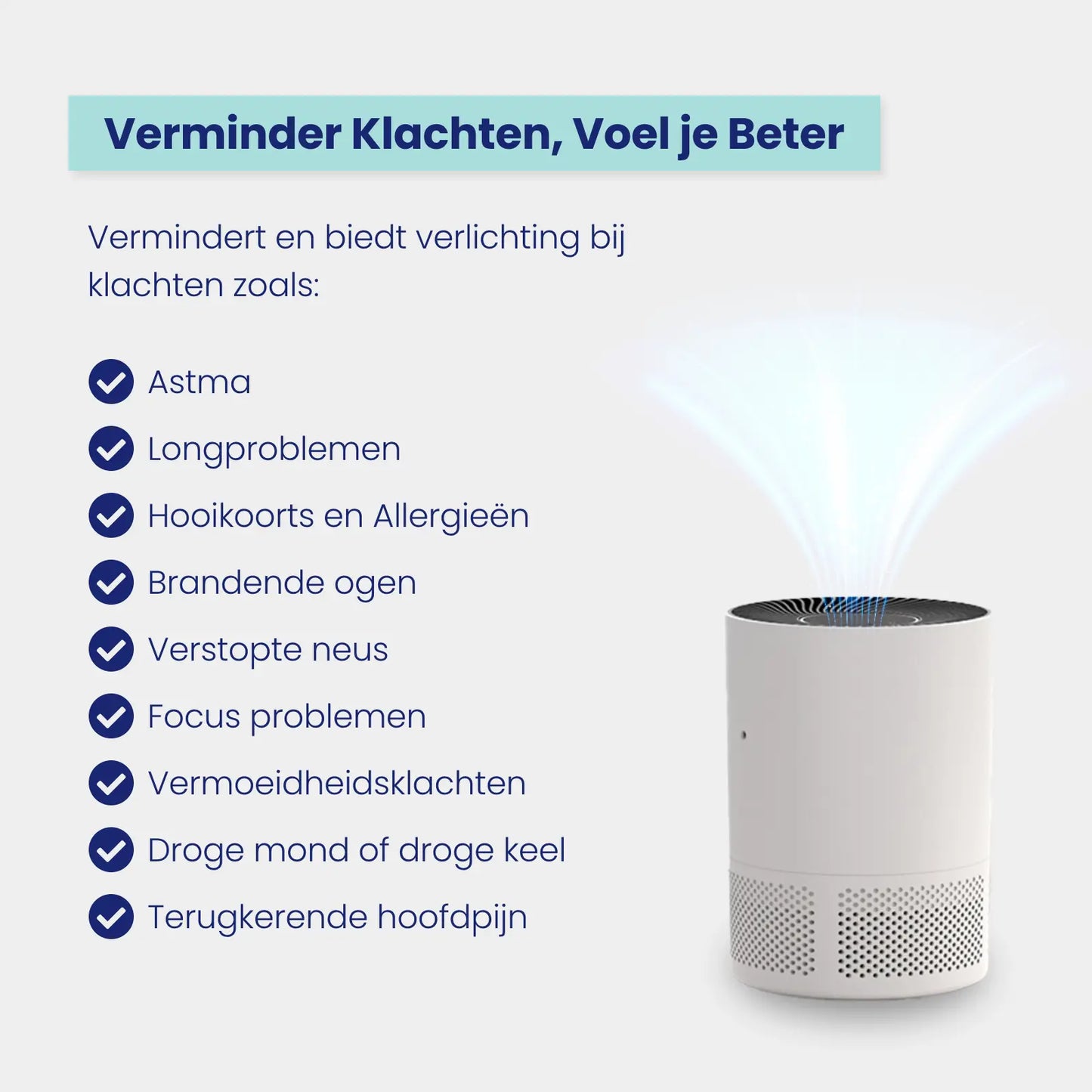 Airflow Mini Luchtreiniger