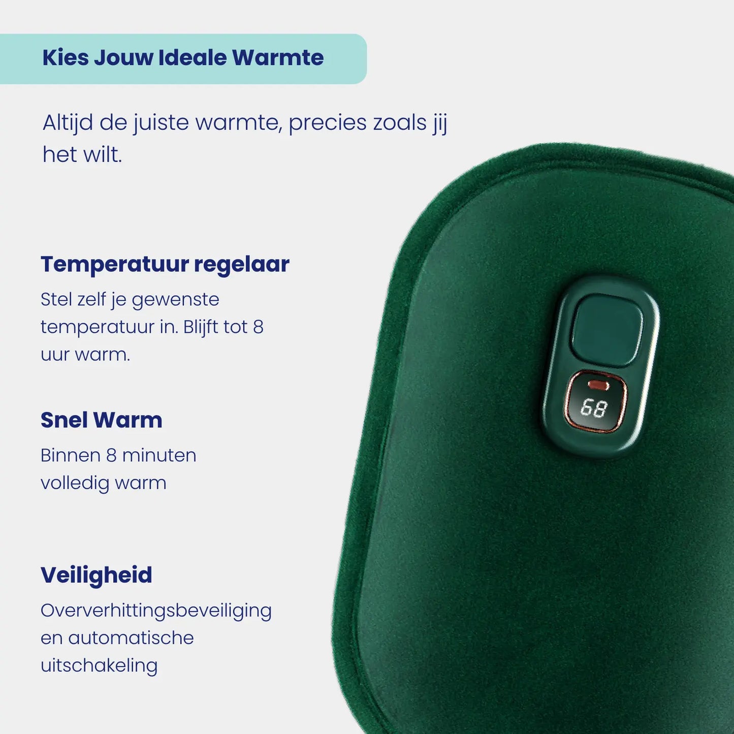 CozyHeat Plus Elektrische Warmte Kruik