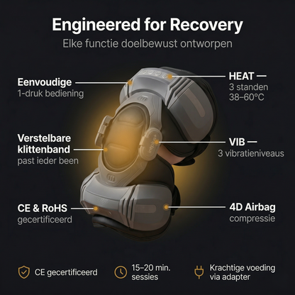 Aero Flex Pro - Knie Massage Apparaat
