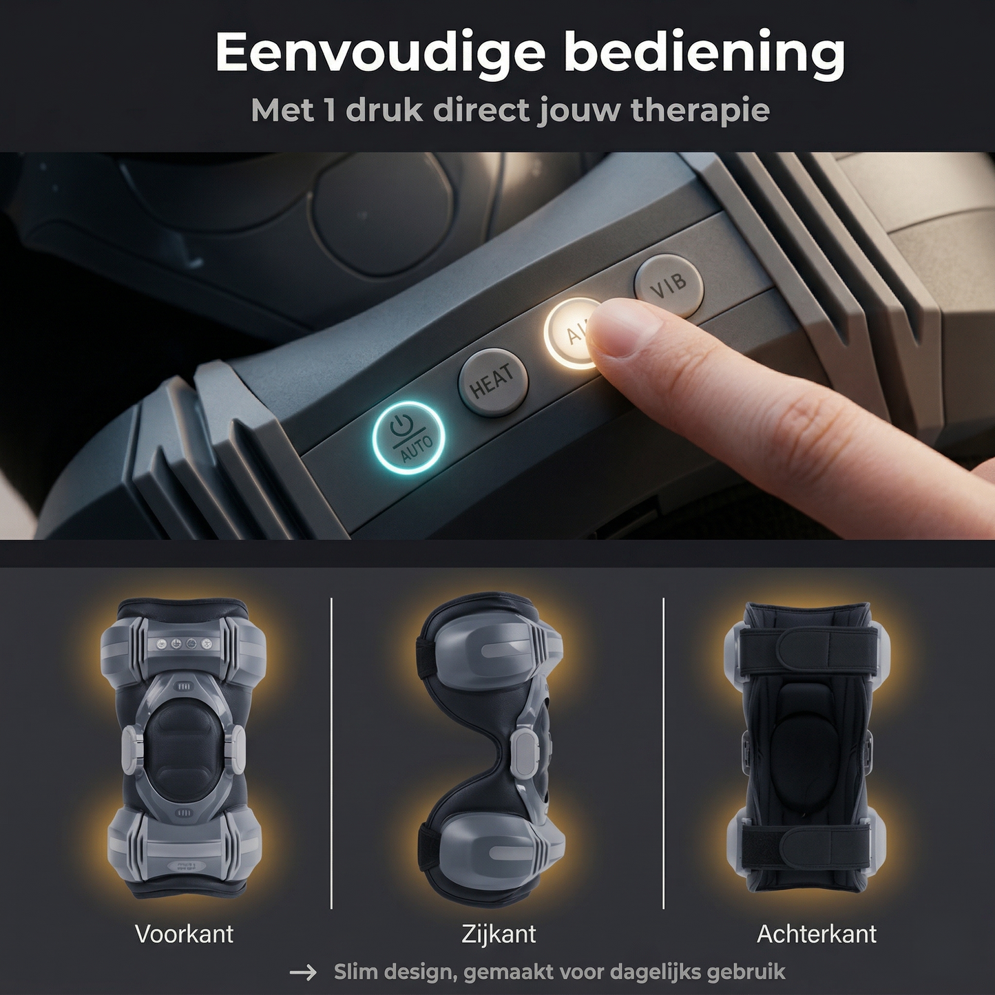 Aero Flex Pro - Knie Massage Apparaat
