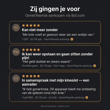 Aero Flex Pro - Knie Massage Apparaat