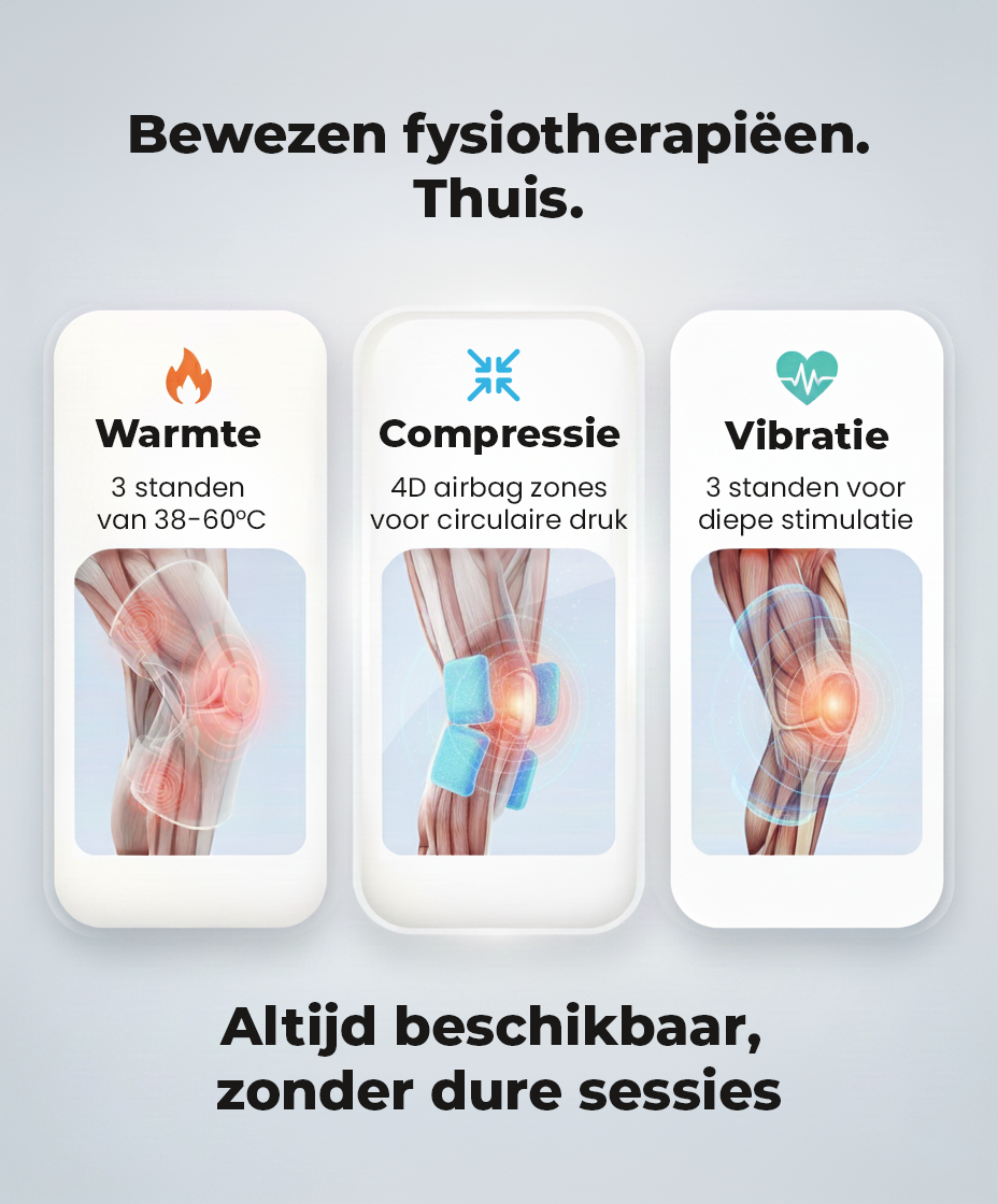 Aero Flex Pro - Knie Massage Apparaat