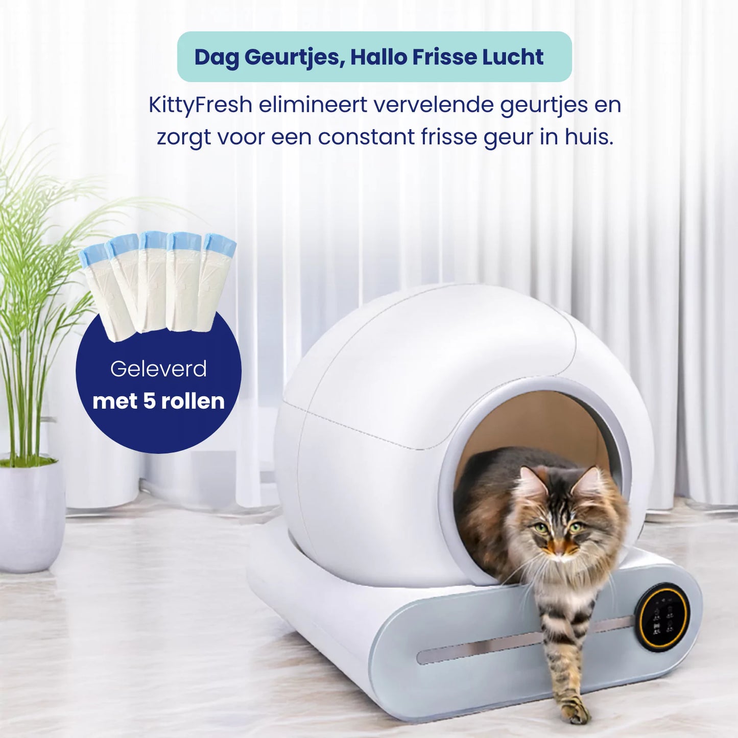 KittyFresh Zelfreinigende Kattenbak