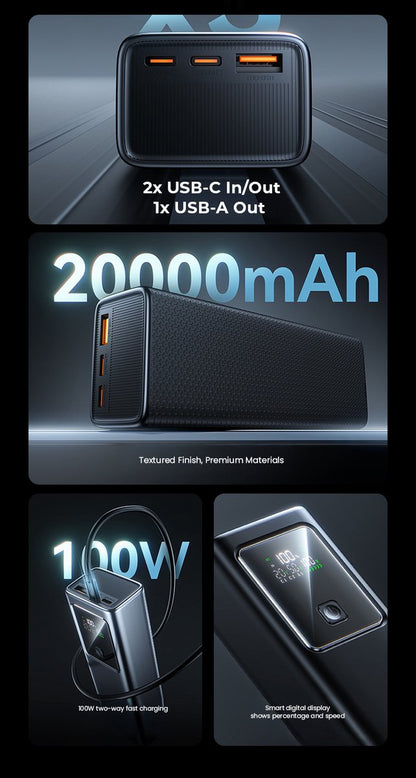 Power Bar 100W Powerbank – 20000mAh